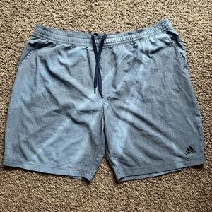 Adidas Men's Blue Athletic Shorts